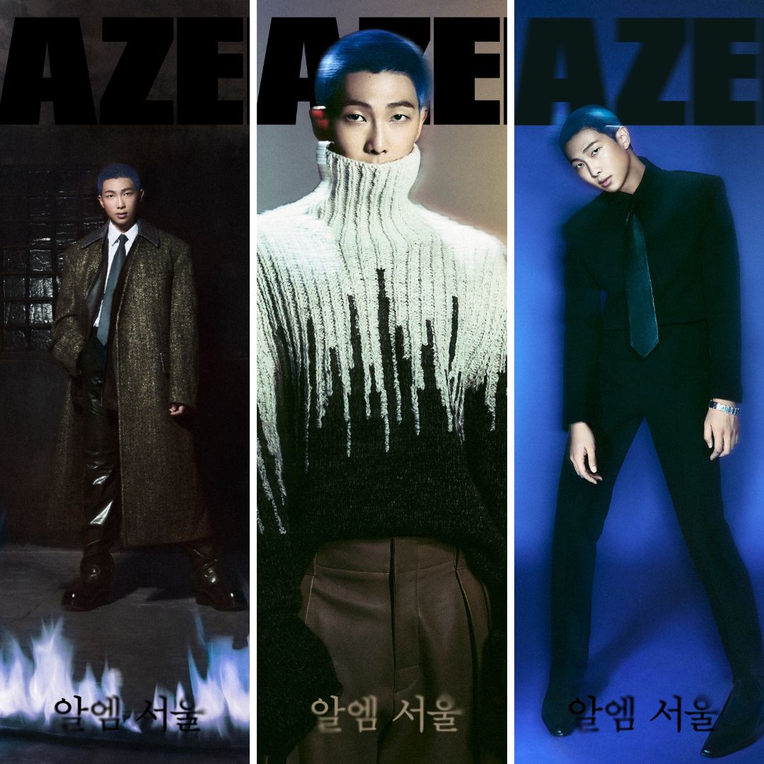 RM Graces 'Dazed Korea' October Issue with Timeless Elegance and a Bold Transformation