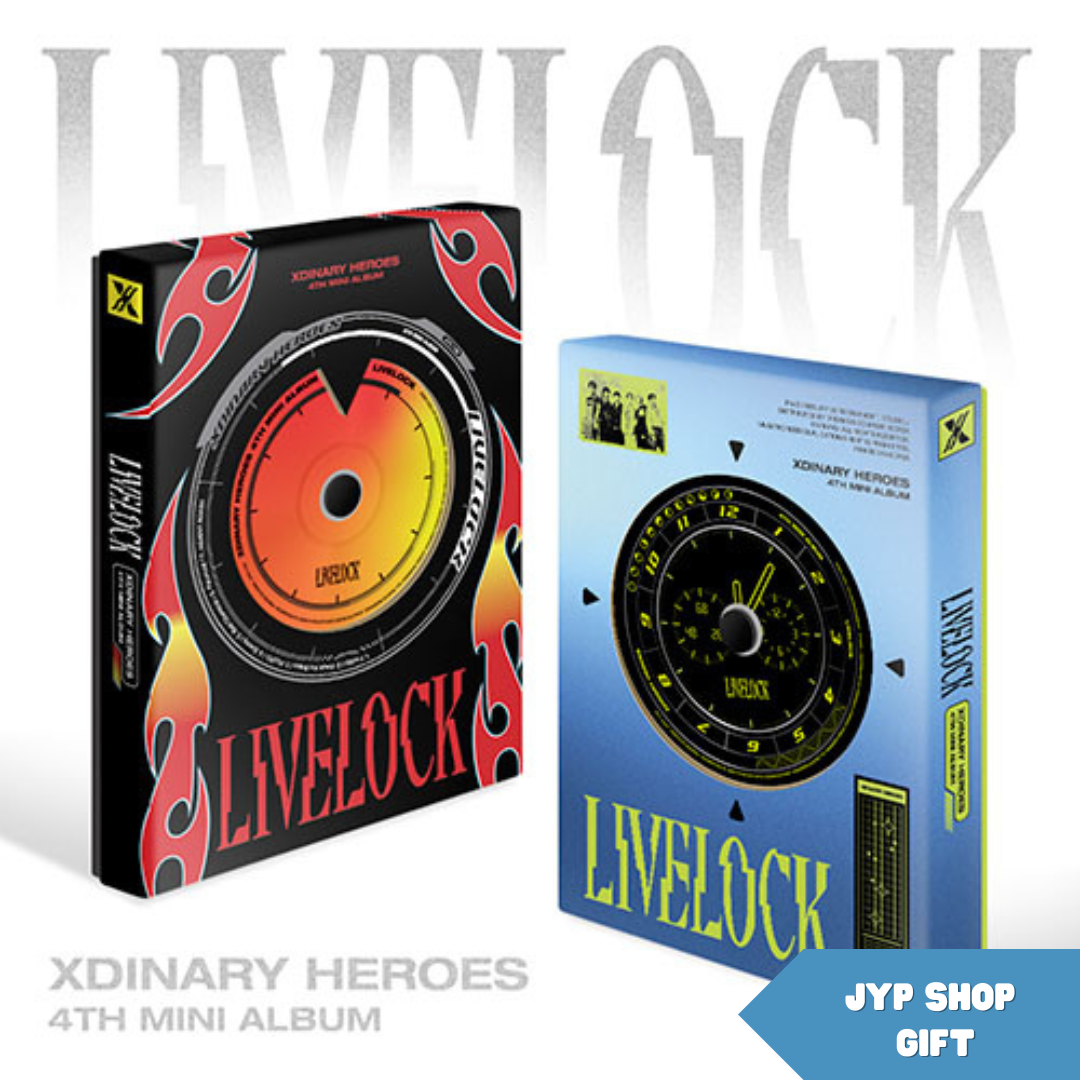 XDINARY-HEROES - LIVELOCK 4TH MINI ALBUM STANDARD VER. JYP SHOP GIFT VER.