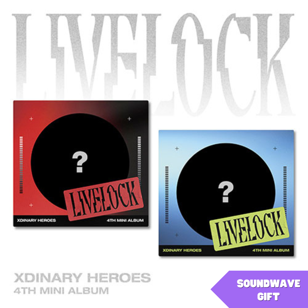 XDINARY-HEROES - LIVELOCK 4TH MINI ALBUM DIGIPACK VER. SOUNDWAVE GIFT VER. - COKODIVE