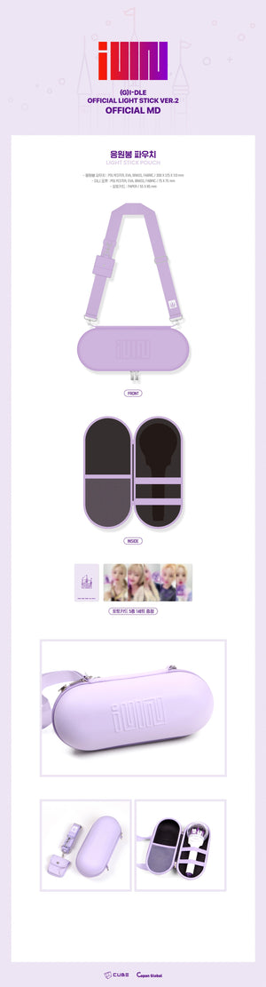 (G)I-DLE - OFFICIAL LIGHT STICK POUCH - COKODIVE