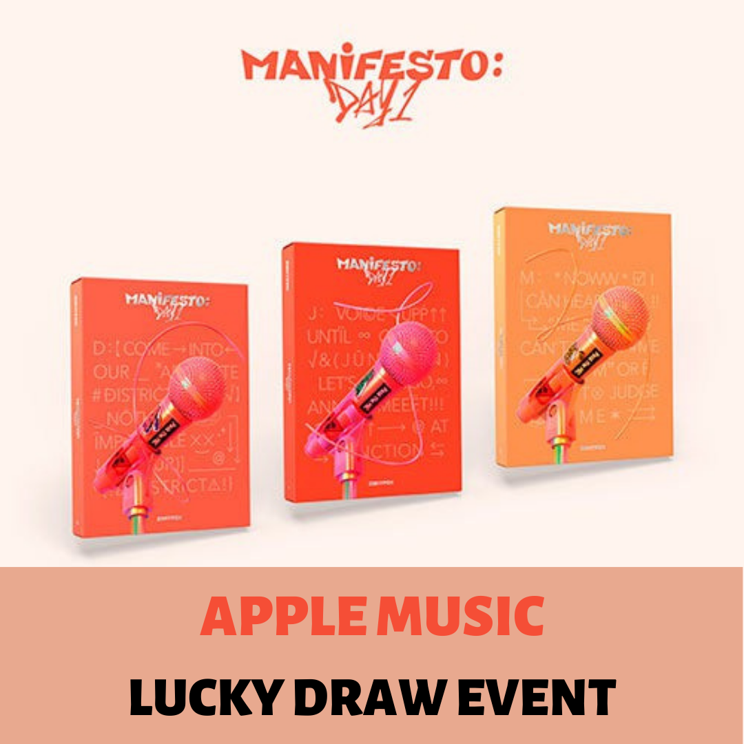 ENHYPEN - MANIFESTO DAY 1 STANDARD VER. APPLE MUSIC LUCKY DRAW EVENT - COKODIVE