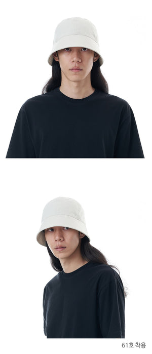 BTS JUNGKOOK PICK - LUOESPAC OVERFIT ROUND BUCKET HAT IVORY - COKODIVE