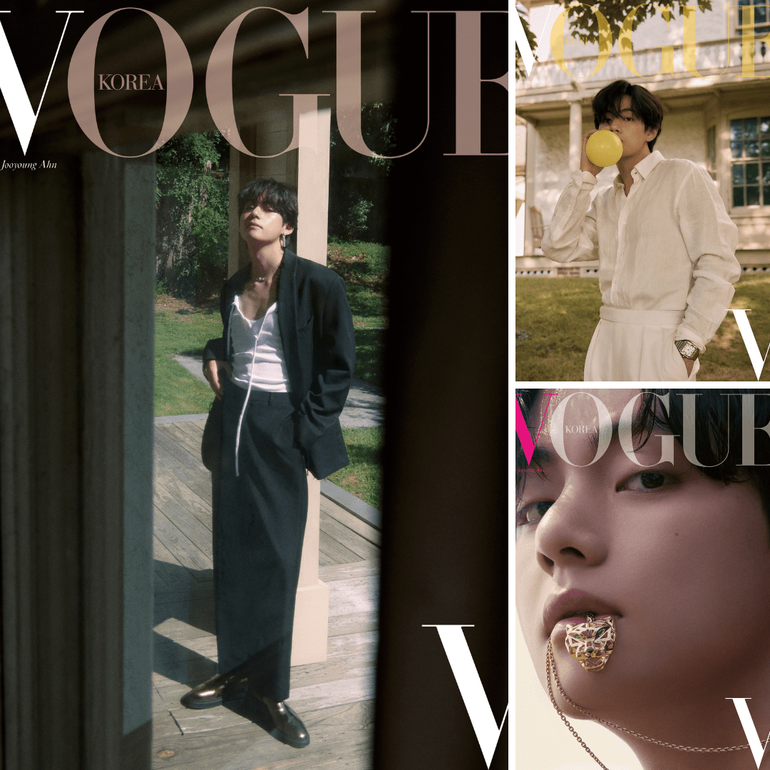 DEOKWON MAGAZINE ALL (A+B+C) BTS V SURPRISE COVER VOGUE MAGAZINE 2022 OCTOBER ISSUE