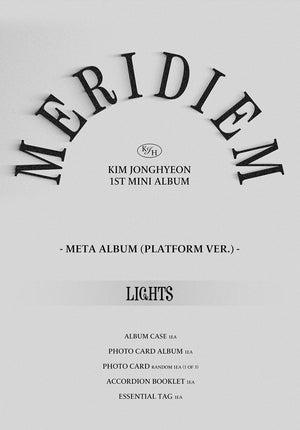[PR] Apple Music ALBUM KIM JONGHYEON NUEST - MERIDIEM META 1ST MINI ALBUM (PLATFORM VER.)