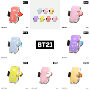 V8 CHARACTER MD BT21 BABY FAST WIRELESS CAR CHARGER